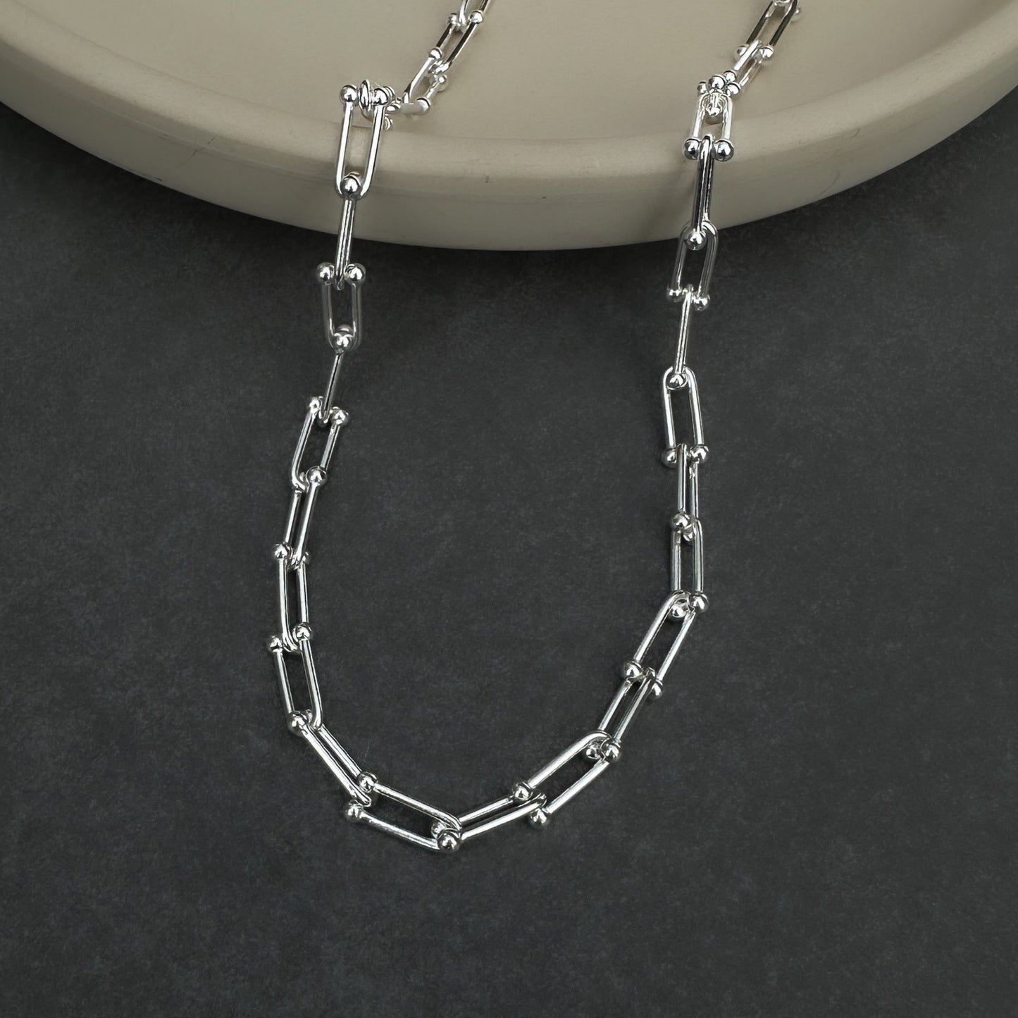 Foundation Jax Chain Necklace Sterling Silver, 5.25mm