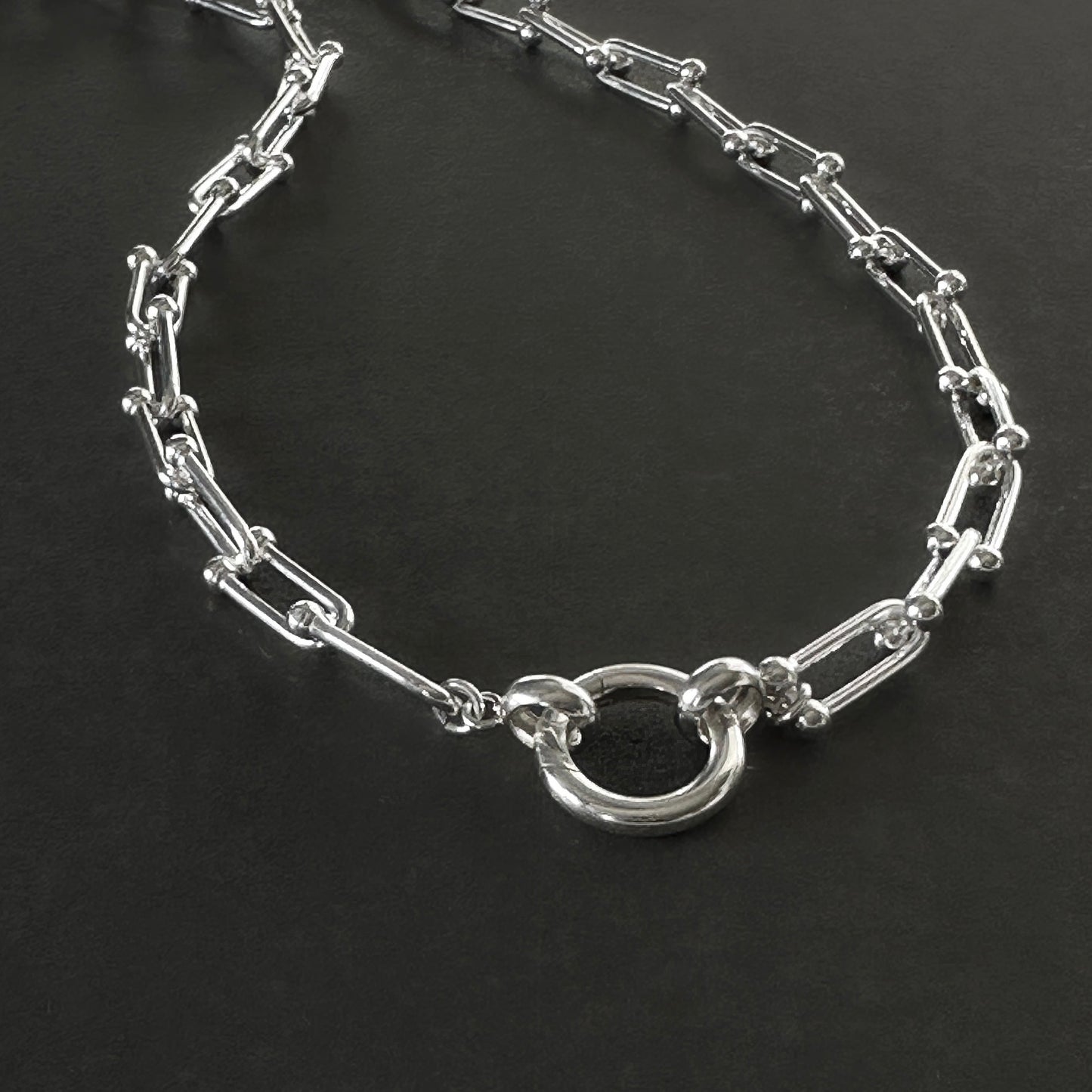 Pendant Clip Jax Chain Necklace Sterling Silver, 5.25mm