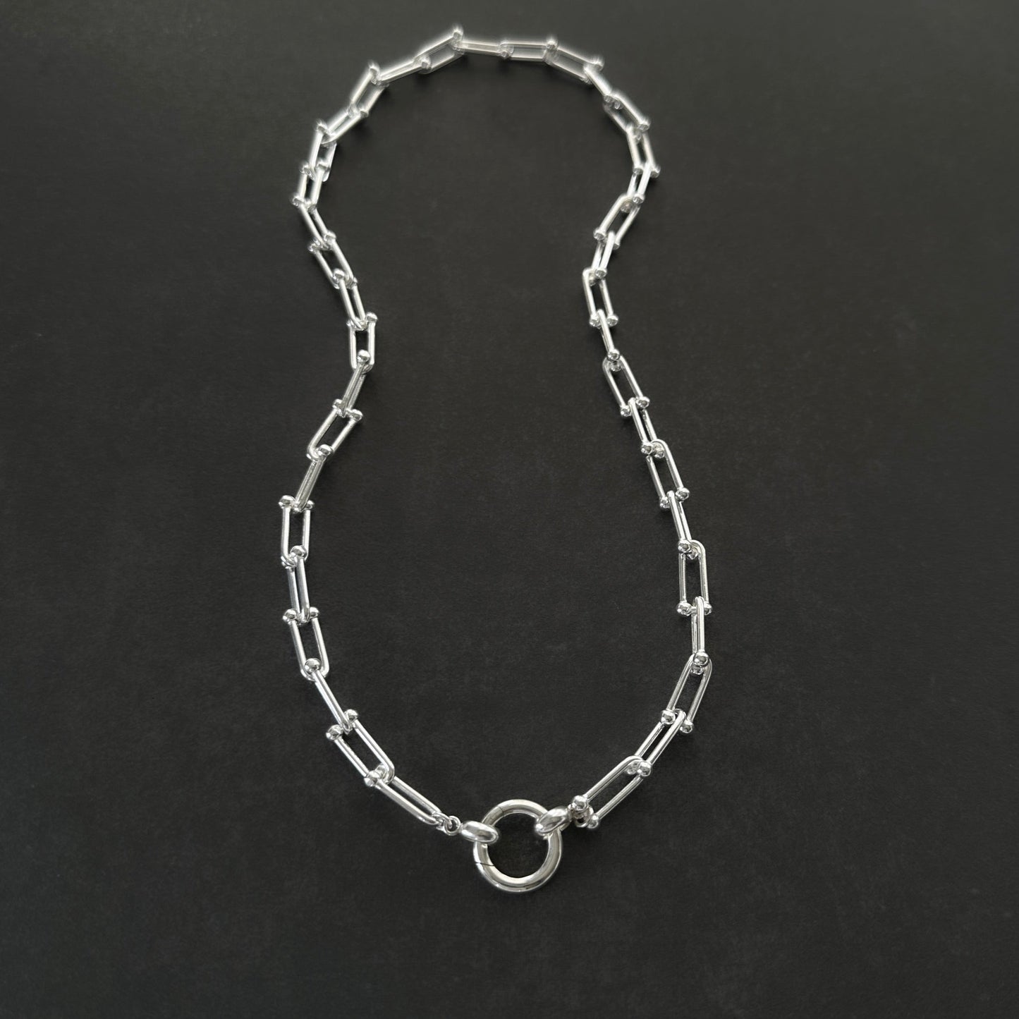 Pendant Clip Jax Chain Necklace Sterling Silver, 5.25mm