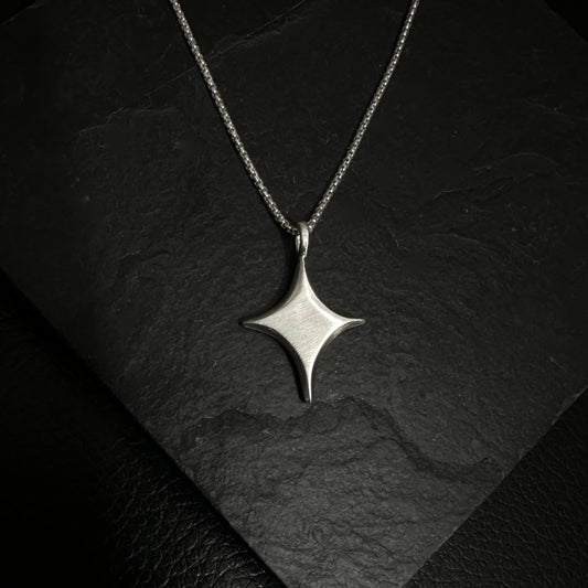 Sterling Silver North Star Necklace