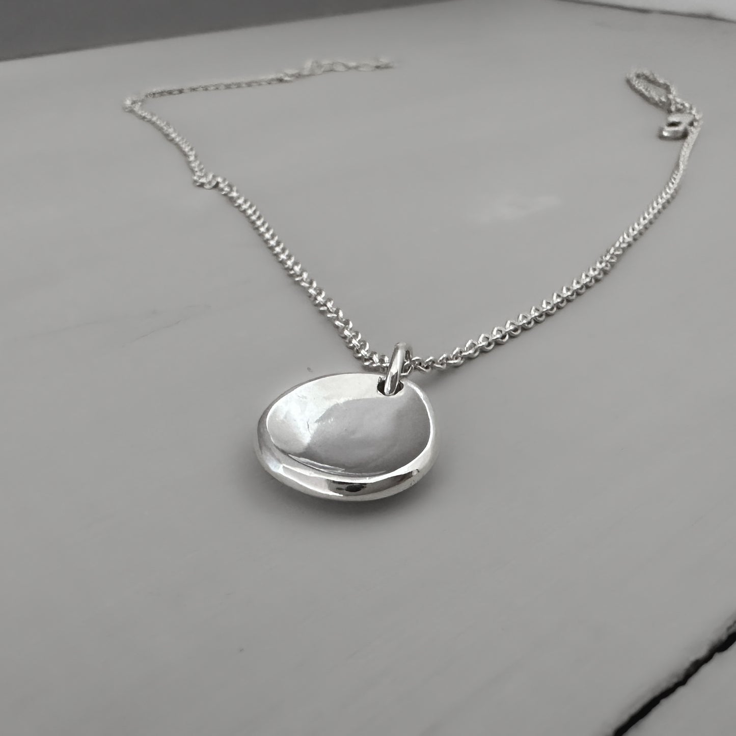 Sterling Silver Medallion Coin Pendant Necklace