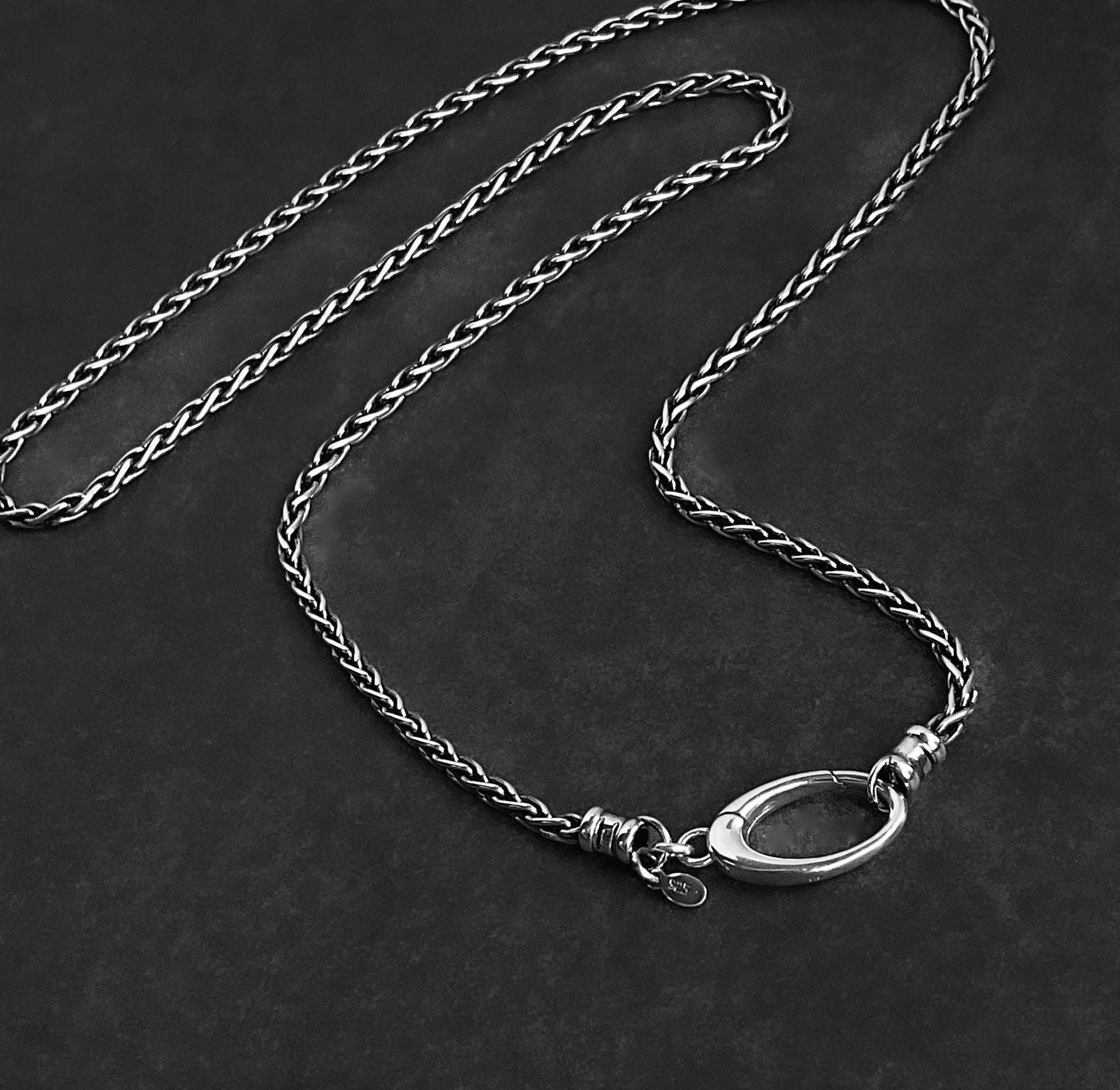 Sterling Silver Wheat Chain With Lobster Clasp, Replacement Chain