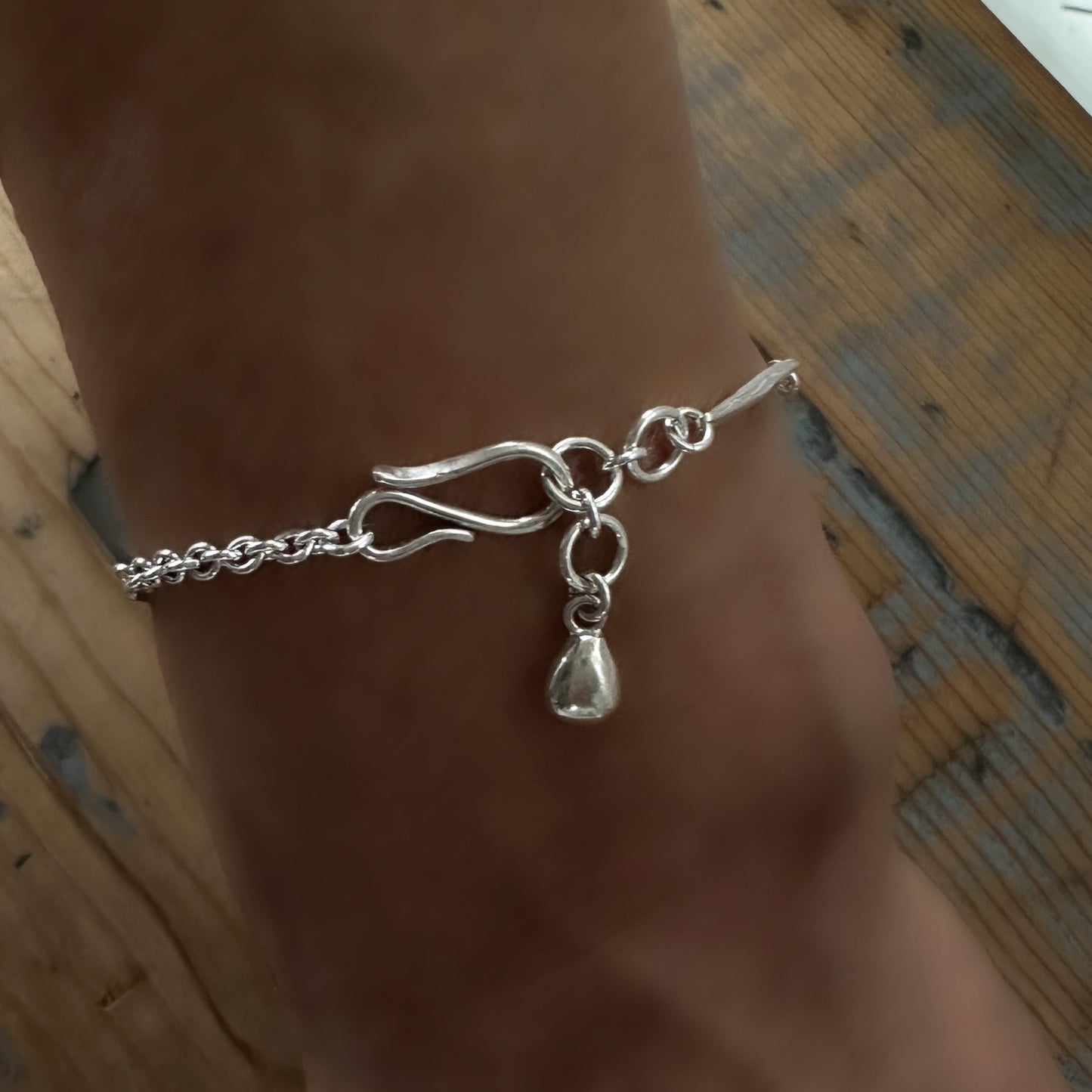 Sterling Silver Bar Link Chain Bracelet