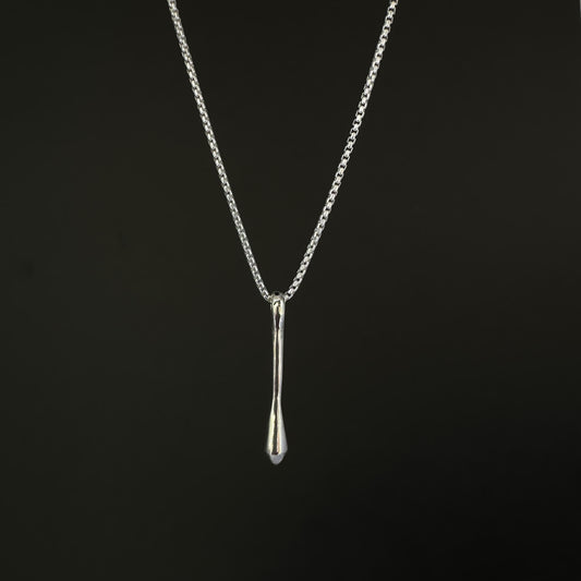 Sterling Silver Pendulum Pendant Necklace