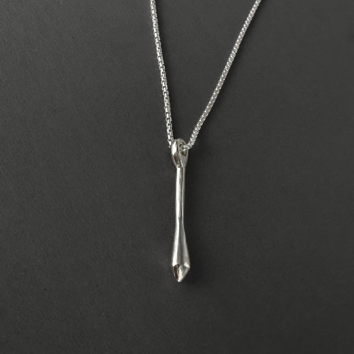 Sterling Silver Pendulum Pendant Necklace
