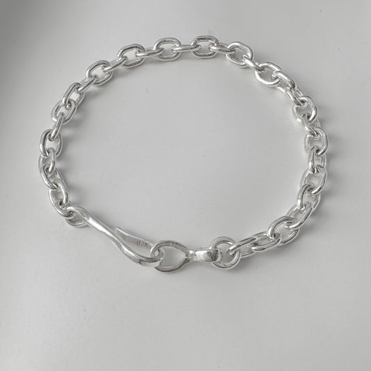 Sterling Silver Cable Chain Bracelet