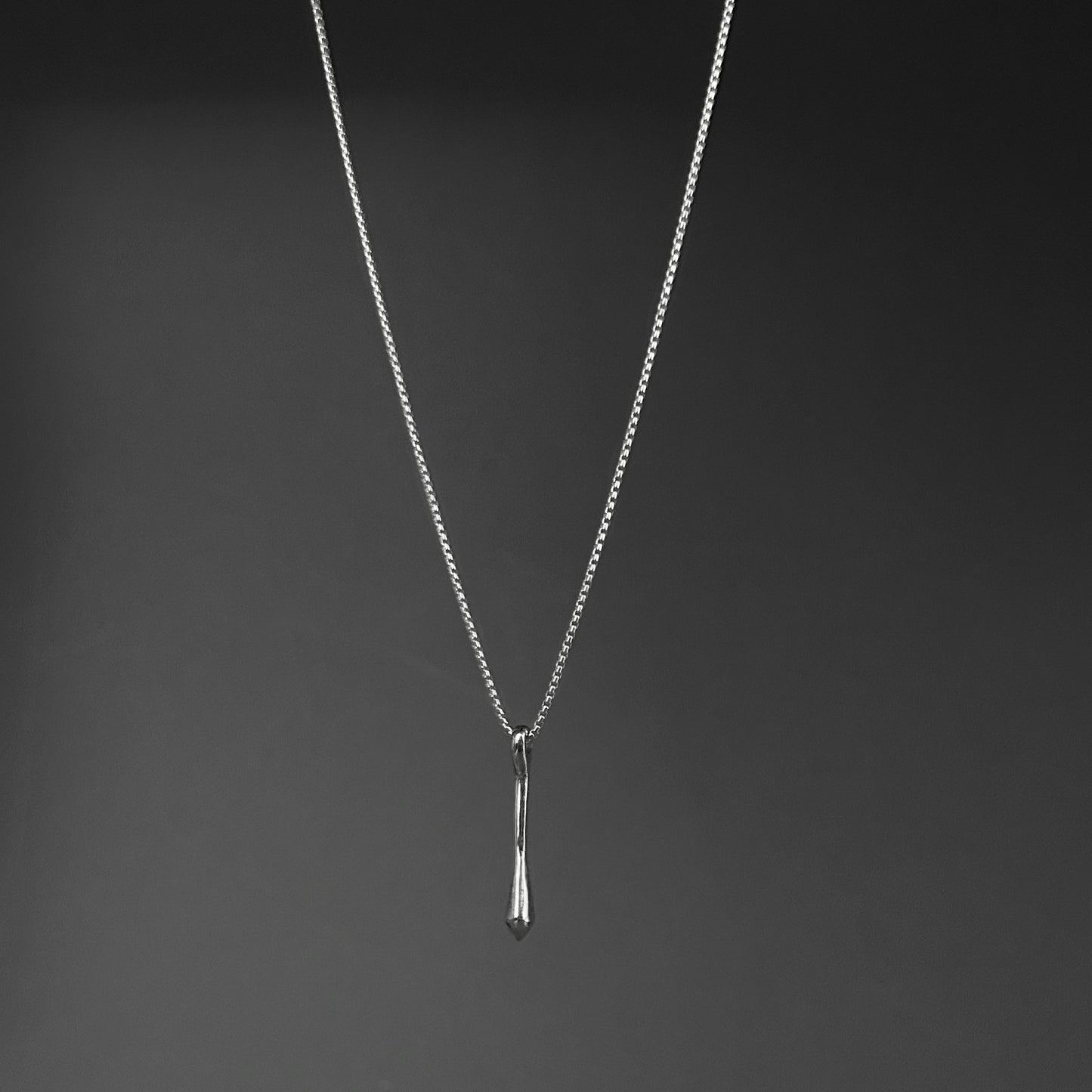 Sterling Silver Pendulum Pendant Necklace