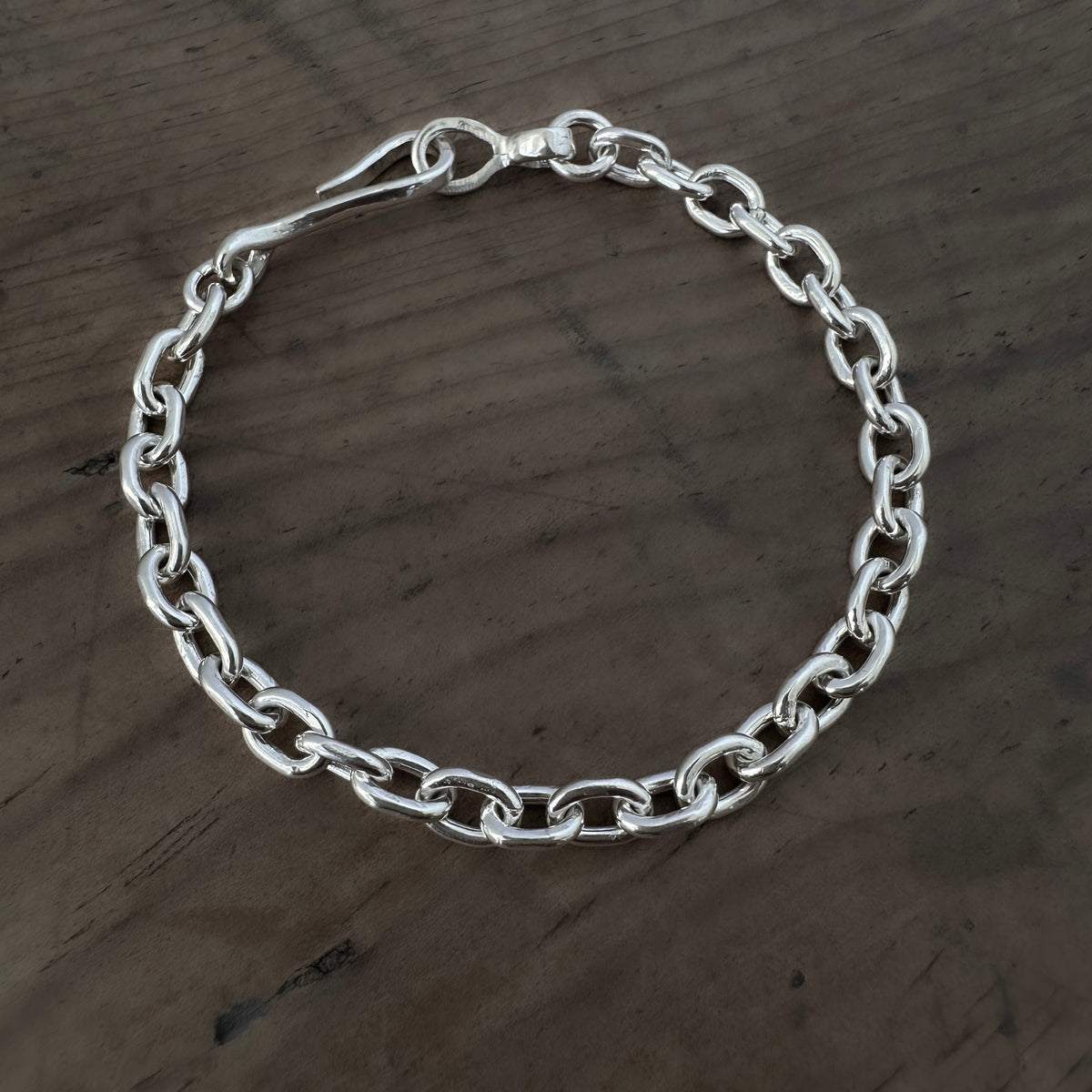 Sterling Silver Cable Chain Bracelet