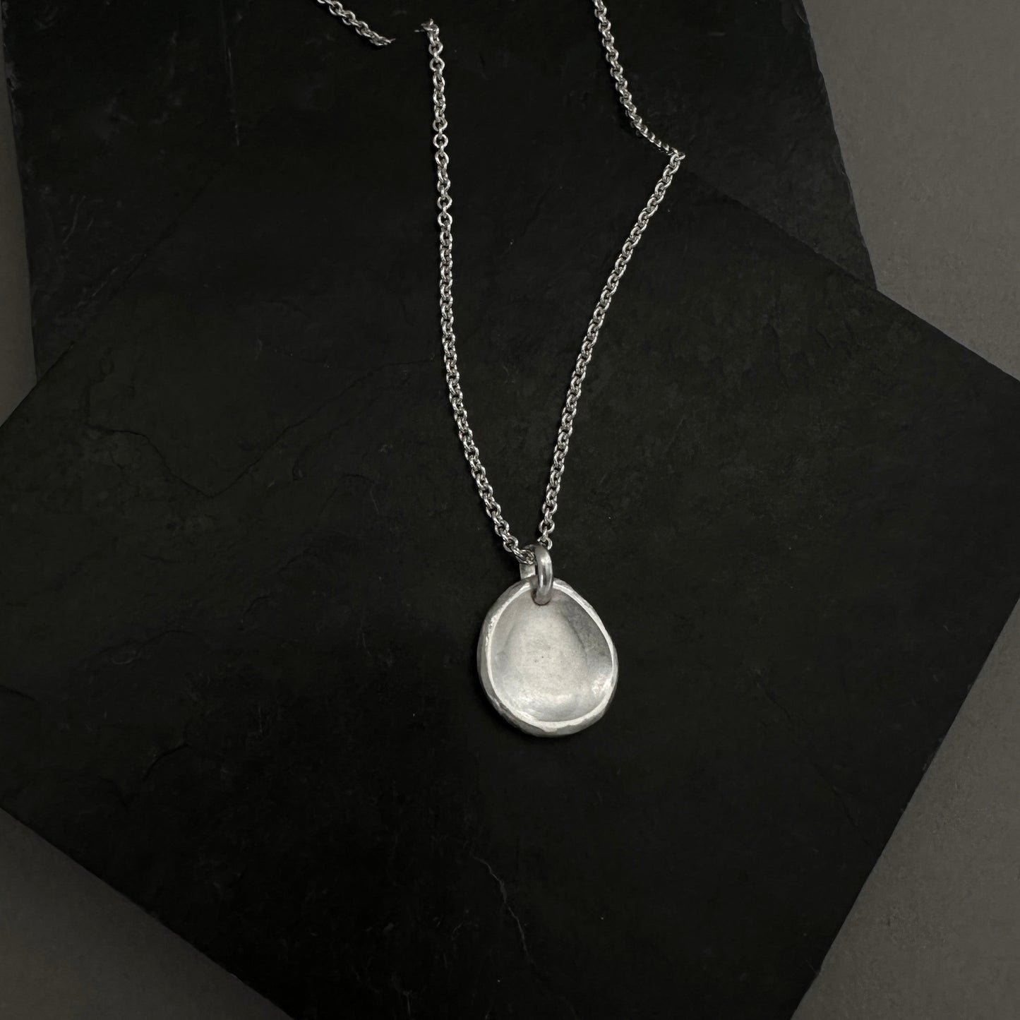 Sterling Silver Medallion Coin Pendant Necklace