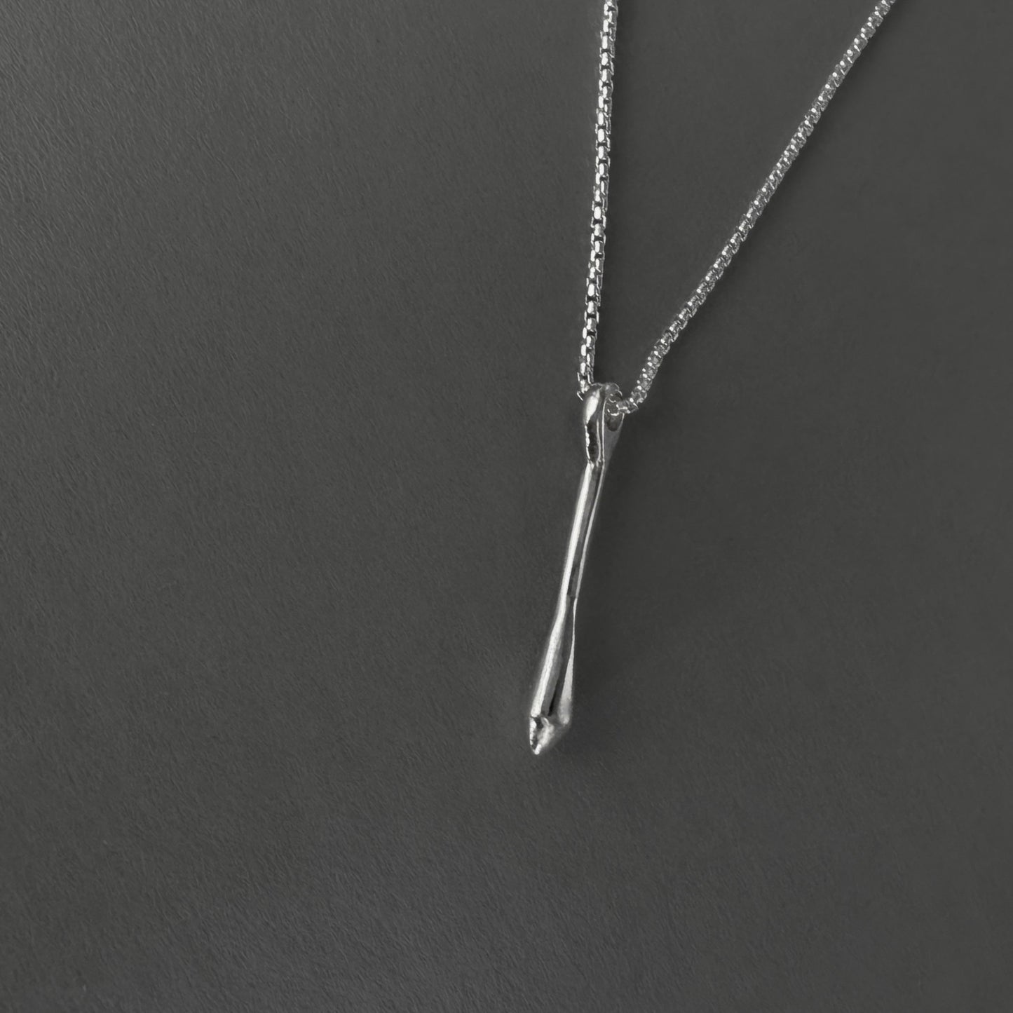 Sterling Silver Pendulum Pendant Necklace
