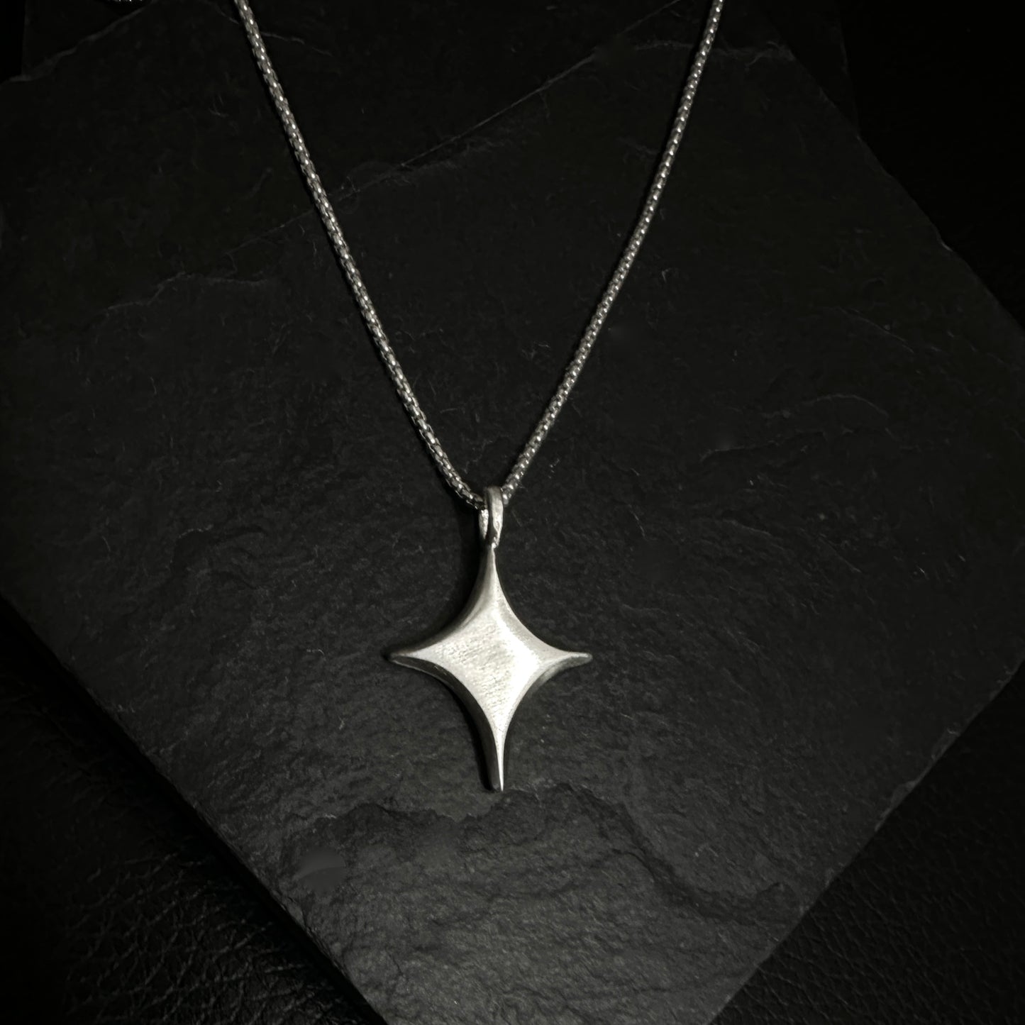 Sterling Silver North Star Necklace