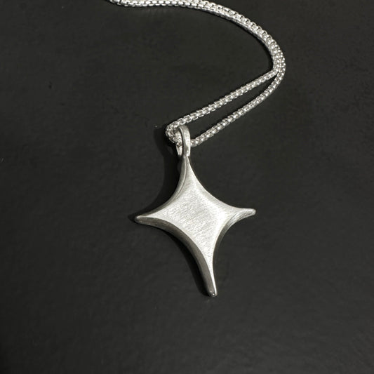 Sterling Silver North Star Necklace