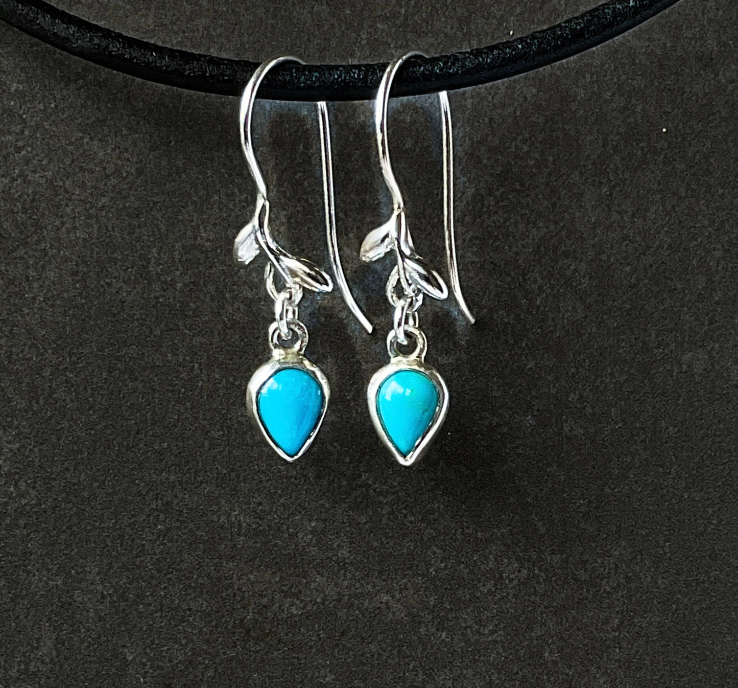 Teardrop Turquoise Earrings