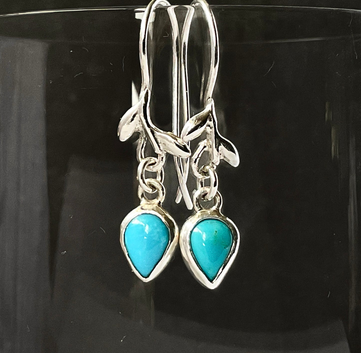 Teardrop Turquoise Earrings