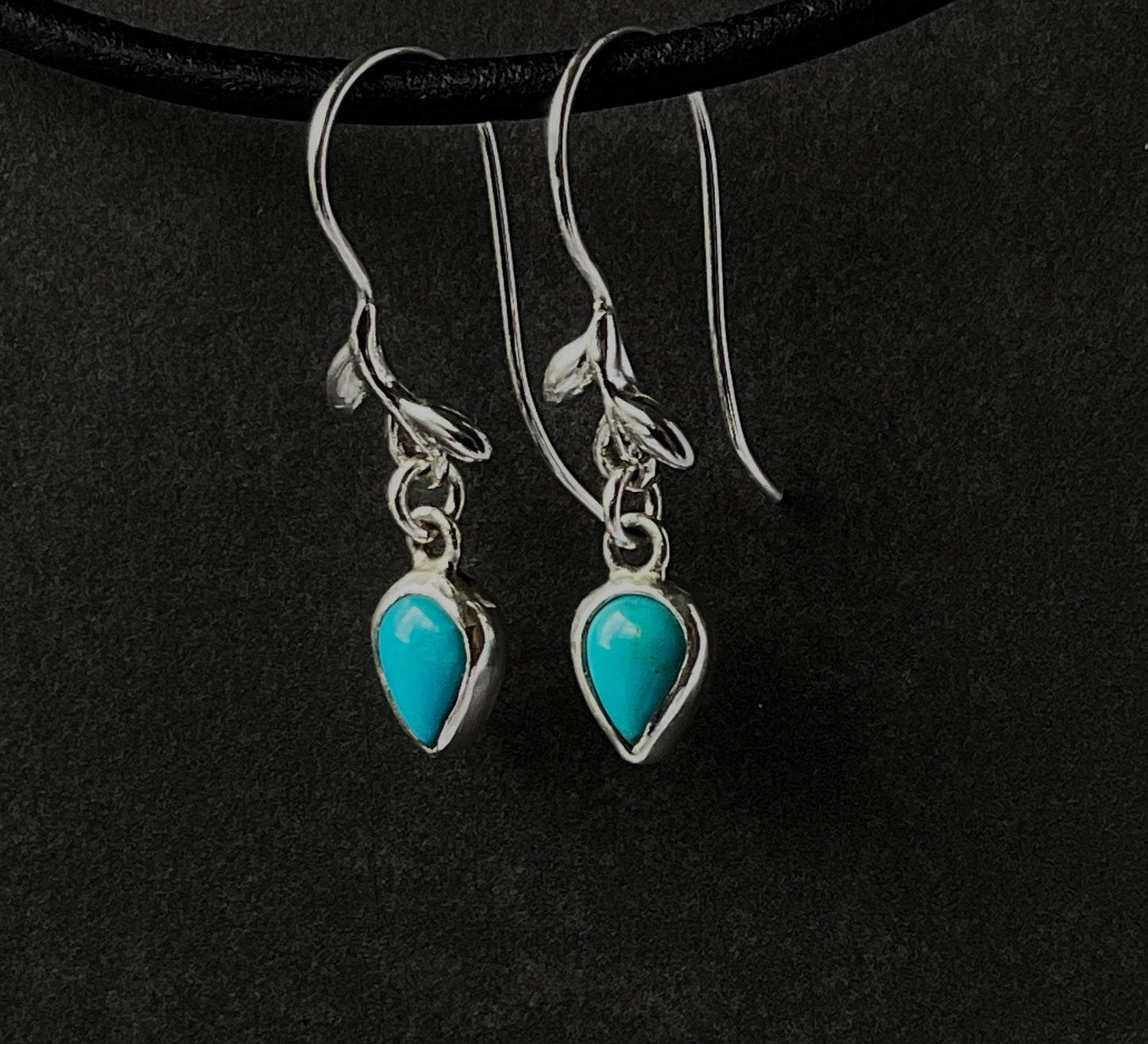 Teardrop Turquoise Earrings